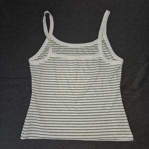 SHEIN Black and White Striped Camisole